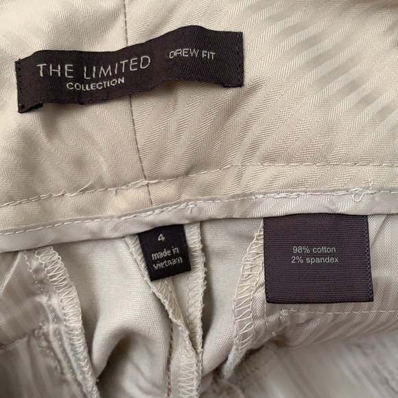 The Limited Beige Pants, Drew Fit, Size 4 - Picture 3 of 6